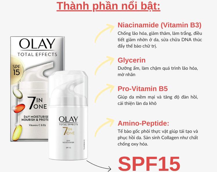 Set kem dưỡng Olay Total Effects 7 in 1 ngày và đêm - Giải pháp hoàn hảo chống lão hóa!