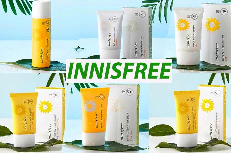 Review Các Loại Kem Chống Nắng Innisfree Cho Mỗi Loại Da