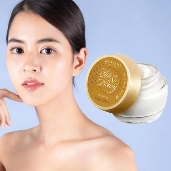 Kem dưỡng da Milk & Honey Gold ban đêm Oriflame 32543: Bí quyết cho làn da căng bóng và mịn màng