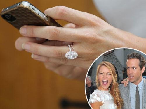 Nhẫn cưới đắt nhất thế giới: nhẫn cưới Kim cương của Blake Lively