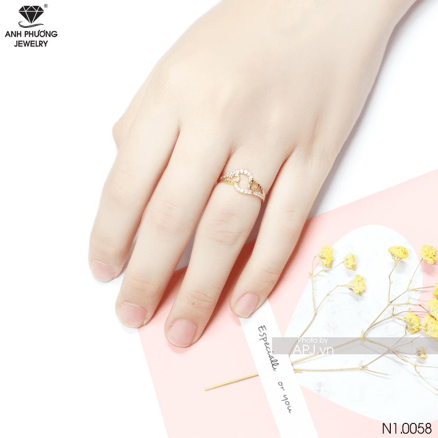 Nhẫn nữ vàng 18k dưới 2 triệu