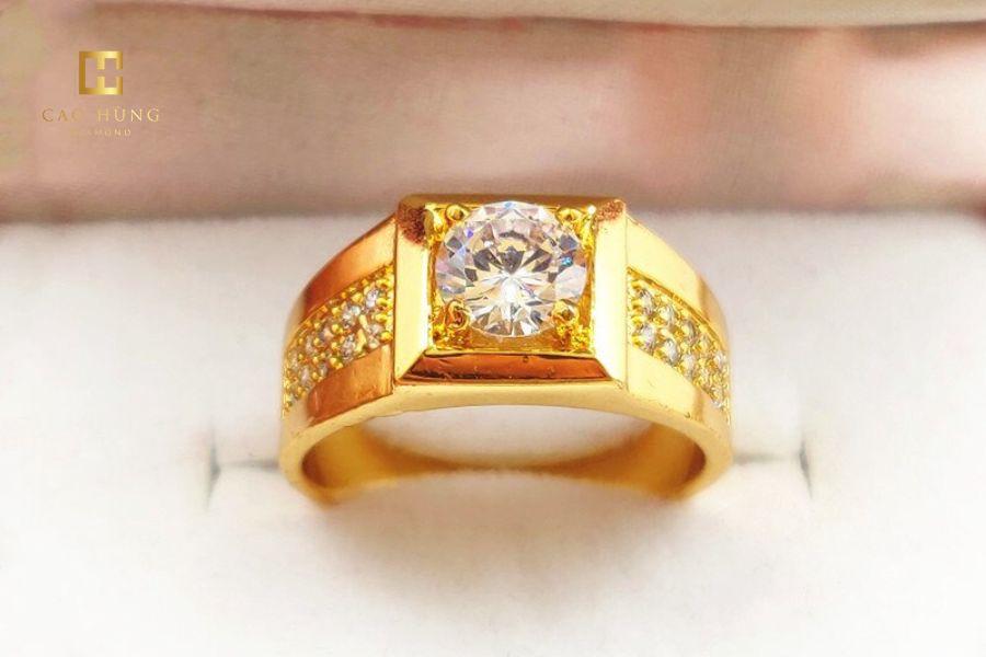 Nhẫn vàng nam 24k 2 chỉ giá bao nhiêu tiền? Có nên mua?