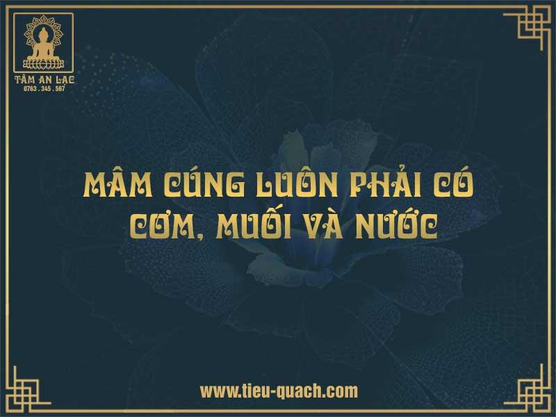 Cúng cơm hàng ngày cho người mới mất