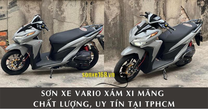 Sơn Xe Vario Xám Xi Măng Chất Lượng, Uy Tín Tại TPHCM