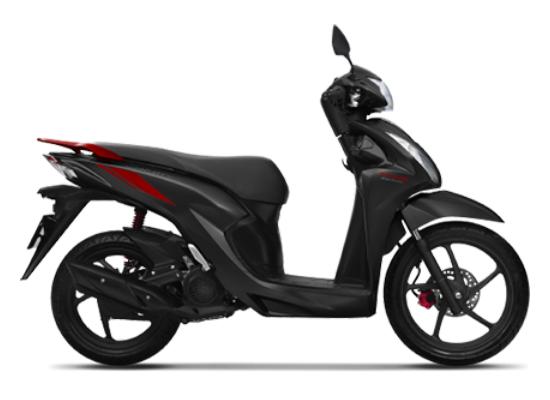 honda vision phiên bản cá tính đen đỏ